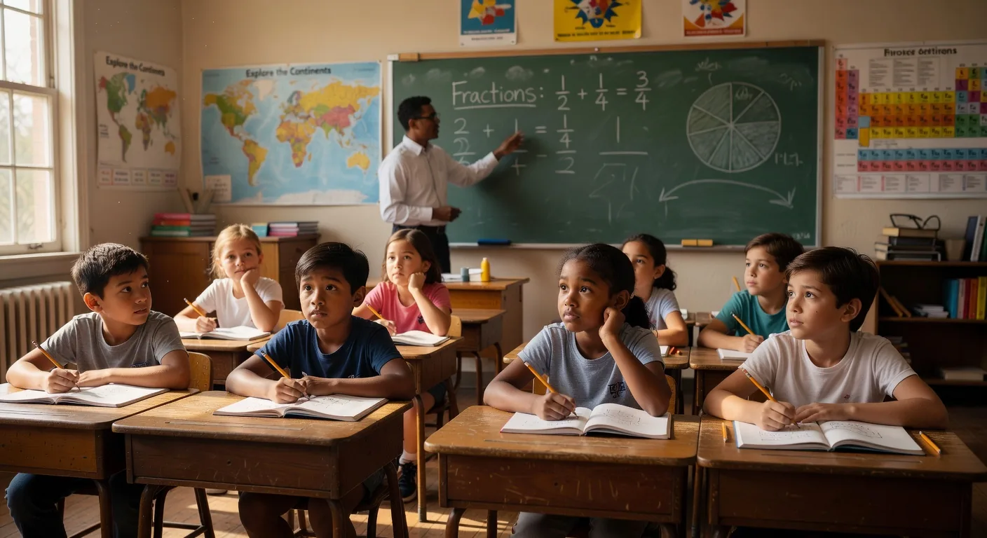 Engaging classroom lecture scene representing the quality of online learning at Fabrix Noltav
