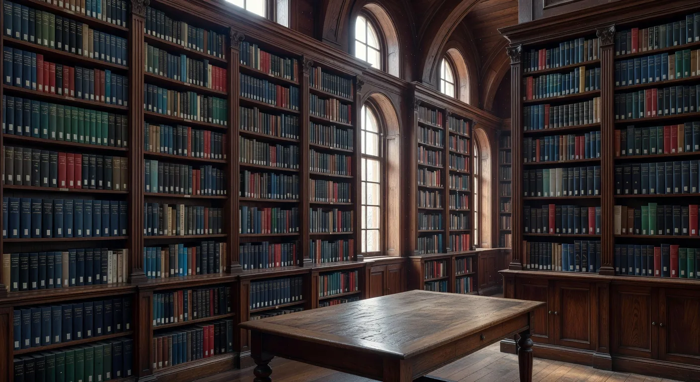 Bookshelves representing a wealth of educational resources at Fabrix Noltav